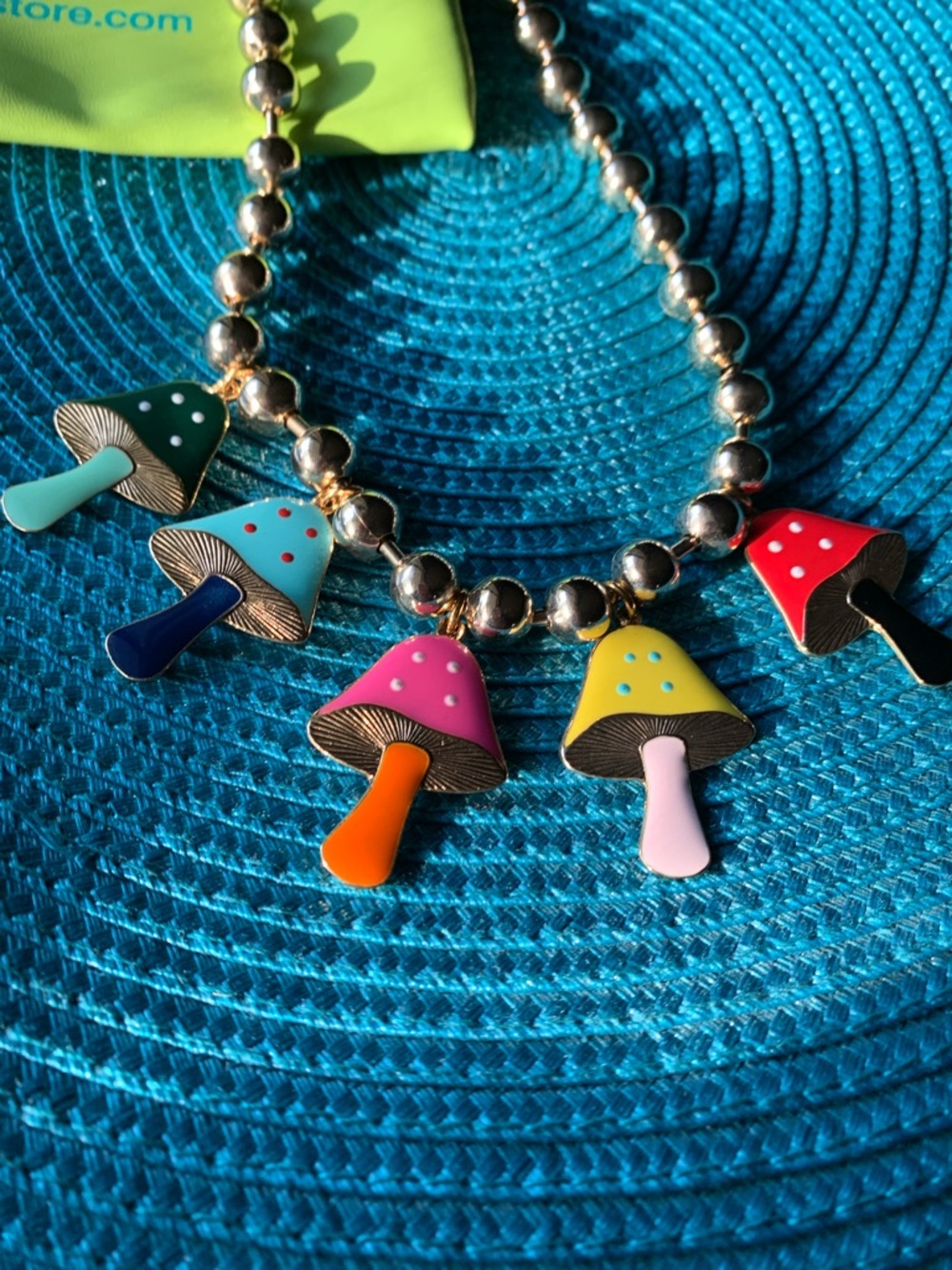 NWT TOVA GARDEN OF SHROOMS NECKLACE IN ANTIQUE GOLD - Picture 10 of 14